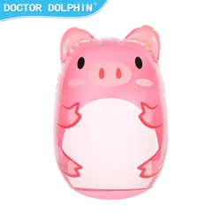 Doctor Dolphin PVC Style Cartoon Small Pig Gift Punch Inflatable Tumbler animal Toy Kids Play