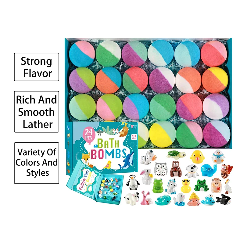 WEDDELL Handmade Bath Bombs fizzers ball with jewelry inside