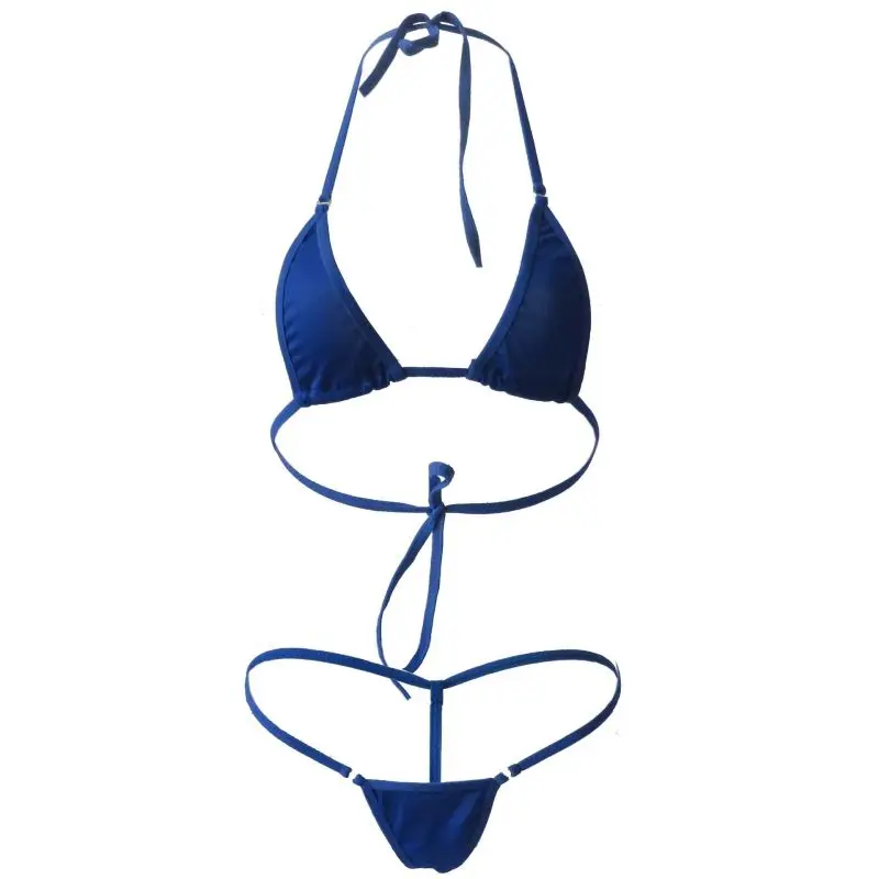 Underwear Mini Swimsuit Ladies Sexy See Through Three Point Swimwear Women Sexy Bikini