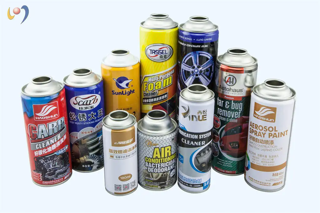 65mm diameter 157mm height tinplate aerosol can for automotive products