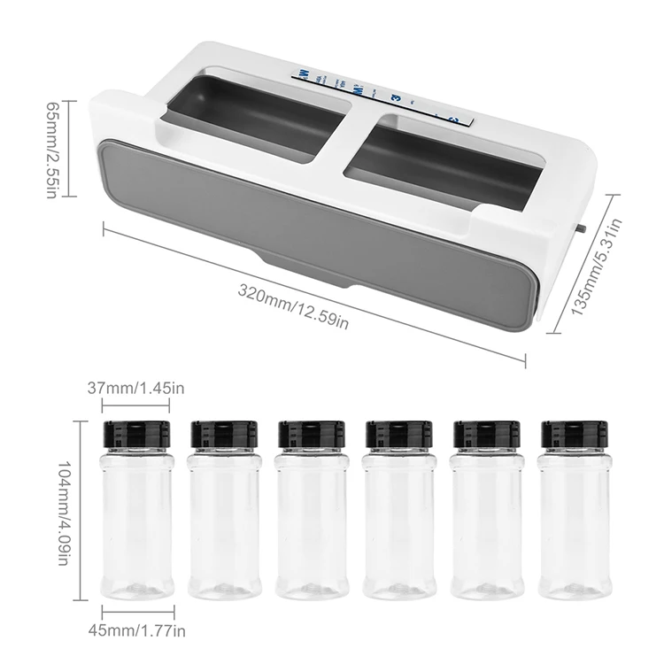 Kitchen Holder Spice Rack Organizer Seasoning Bottle Storage Rack Cabinet Organizer Spice Bottle Holder Storage Shelf Rack