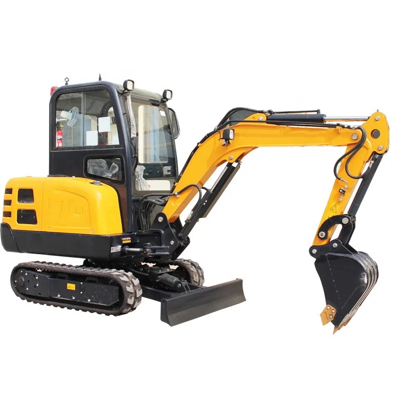 Free Shipping China Titan 2.5ton Mini Crawler Excavator Powerful EPA Kubota Engine Featuring Motor Pump Gear Bearing Gearbox