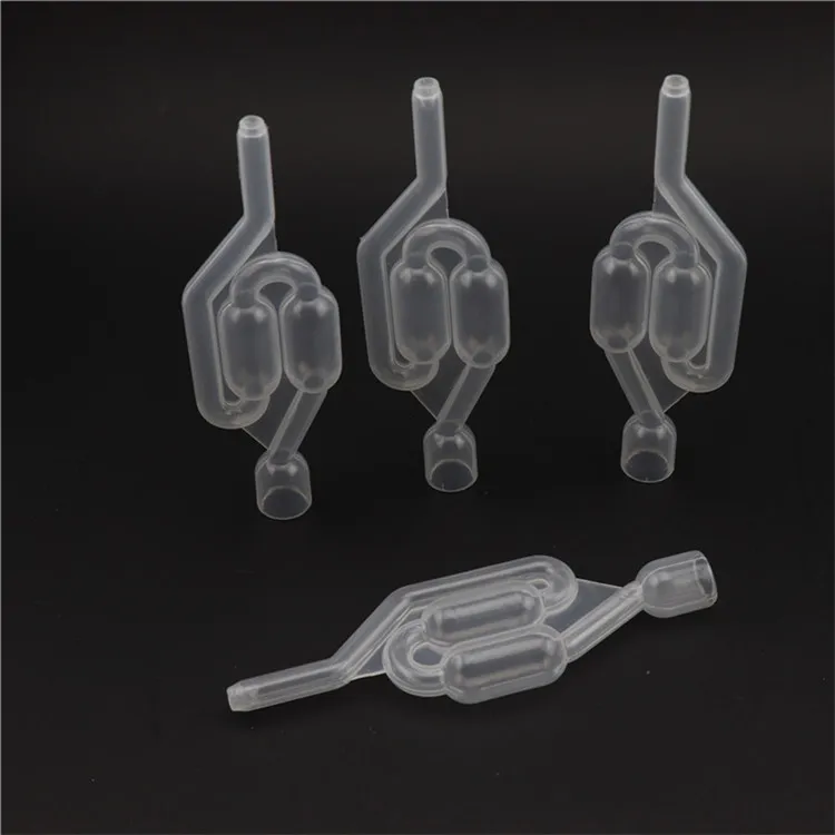S-Shape One way Fermentation Airlock Wine Making Home Brew Beer Plastic Air Lock