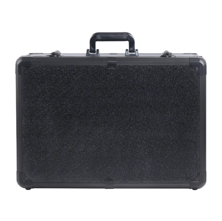 Customizable Aluminum Carry Case with Large Storage and Cut Foam for Musical Instruments Camera Tool Set Drone Gun