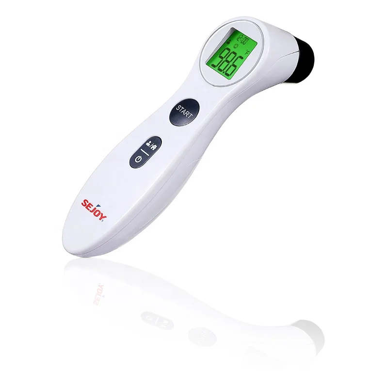 
3 Color Backlight Baby Electronic Digital Infrared Non Contact Forehead Thermometer 