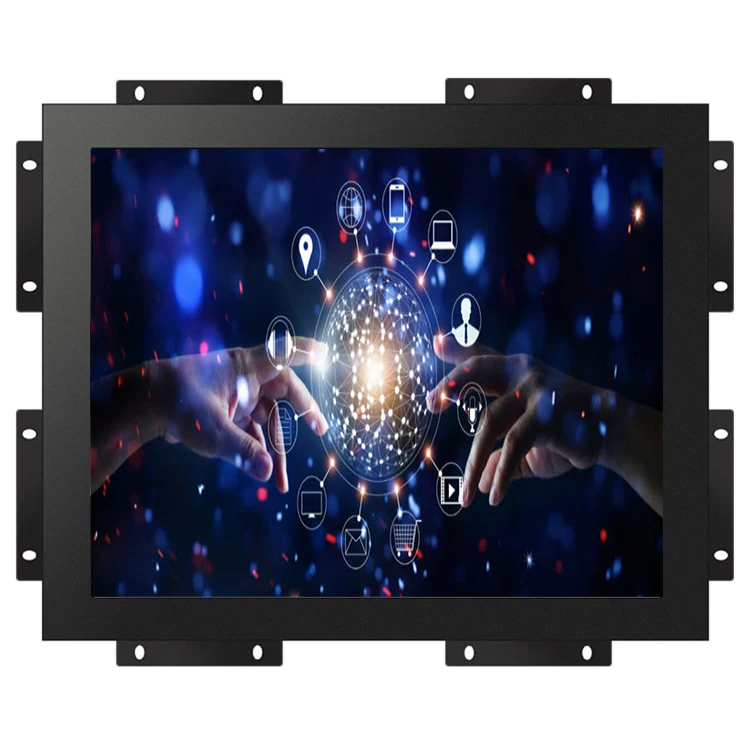 Outdoor Industrial Open Frame High Brightness 1000 Nits 10-Point Capacitive 15 Inch Touch Screen Monitor with USB or RS232