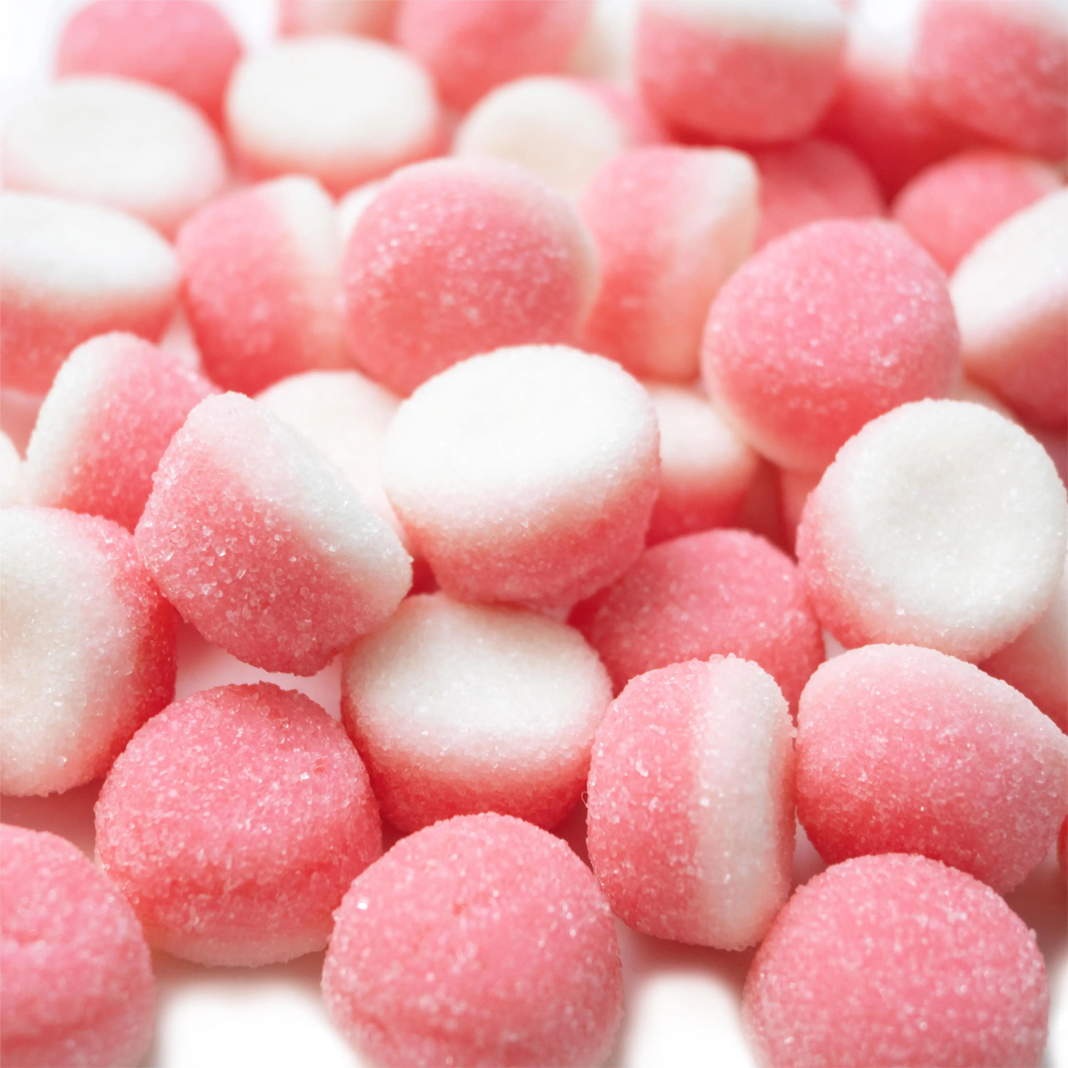 Hot Sale Fruity Flavor Fruit Shape Soft Gummy Candy Sugar Coated Gummy Candy