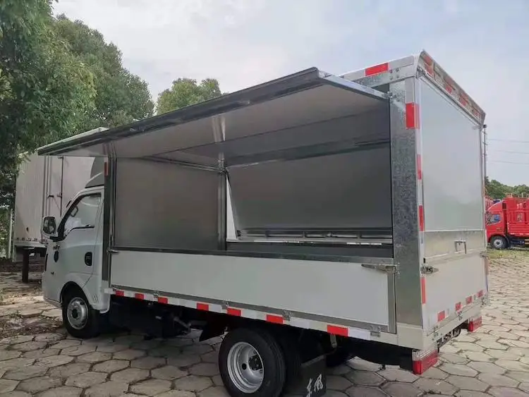 Распродажа, транспортировка 4*2 lhd 0,6 тонн, мобильный мини-холодильник для еды с переменным током