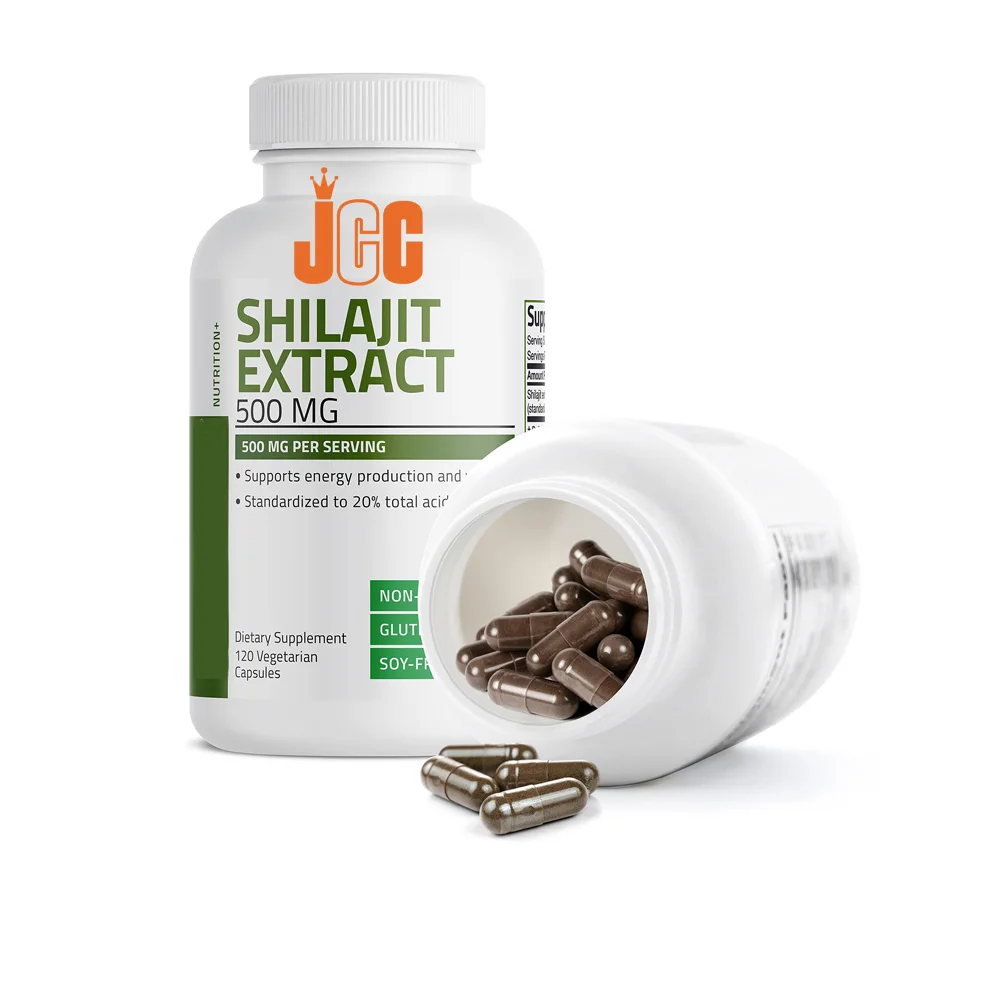 Private laber SHILAJIT capsule max strength dosage for improve immune system balance energy level shilajit extract
