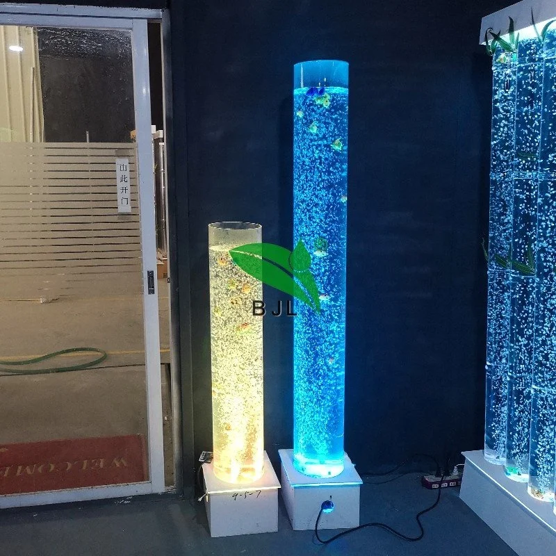 Сенсорный светодиодный акриловый пузырьковый светильник декоративный напольный трубчатый столб свадебное украшение