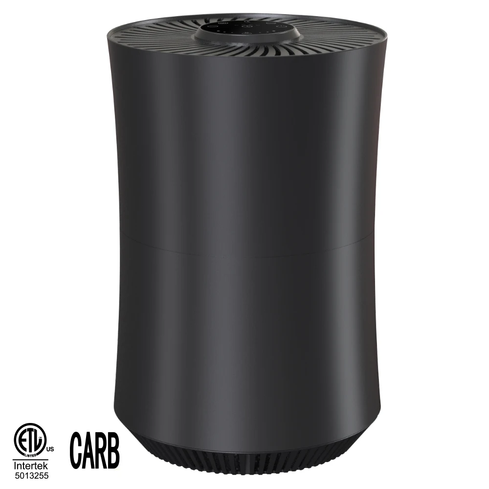 Intelligent touch panel air scrubber quiet sleep desktop tower air purifier