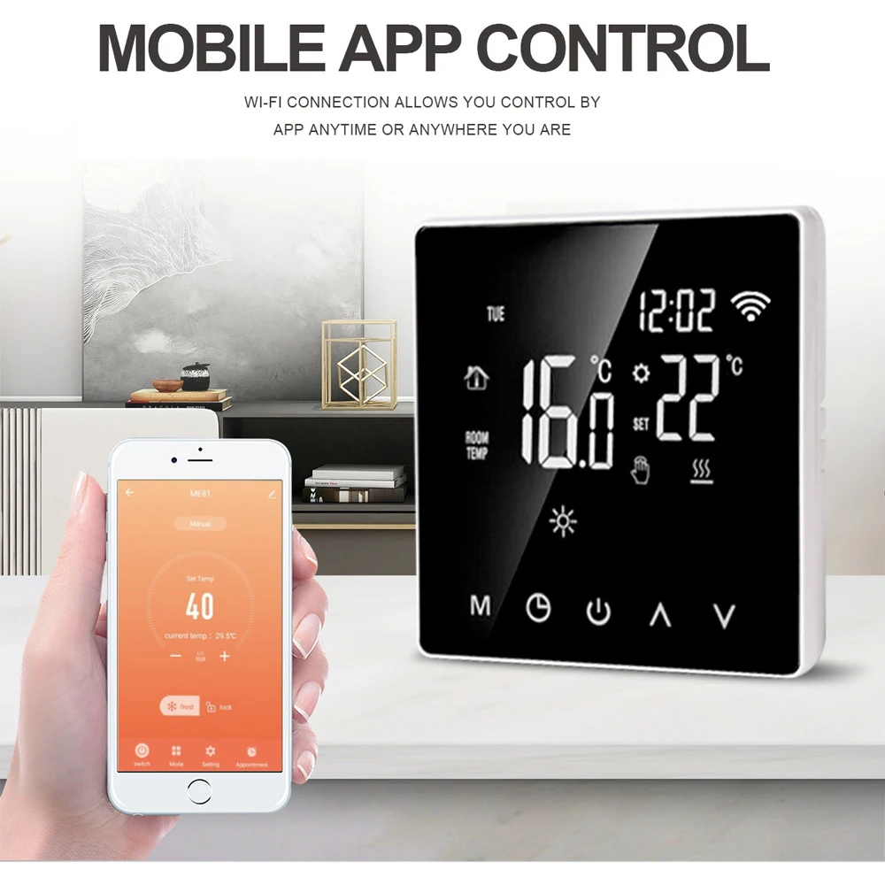 Tuya 16A Wifi thermostat Electric HAVC floor heating Underfloor heating system smart thermostat