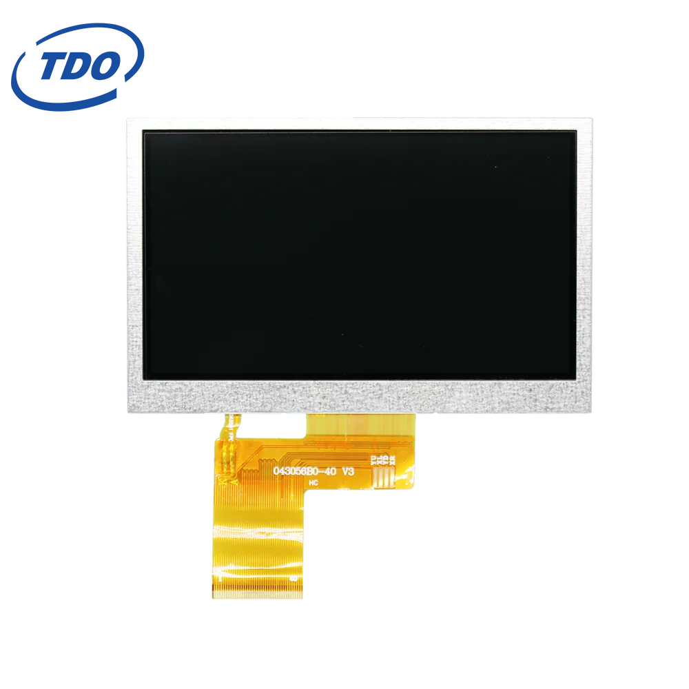 TDO custom landscape 4.3 inch  TN Touch Panel Optional  TFT LCD display with RGB Interface