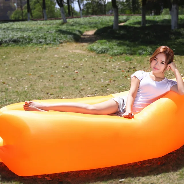 
Waterproof Inflatable Sofa Bed Lazy Lounger Counch Beach Air Sofa for Beach Camping Lakeside Picnic Outdoor 