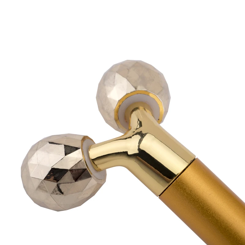 Portable Face lift Instrument handheld facial slimming 3D rotate V face massage roller for Puffy Eyes