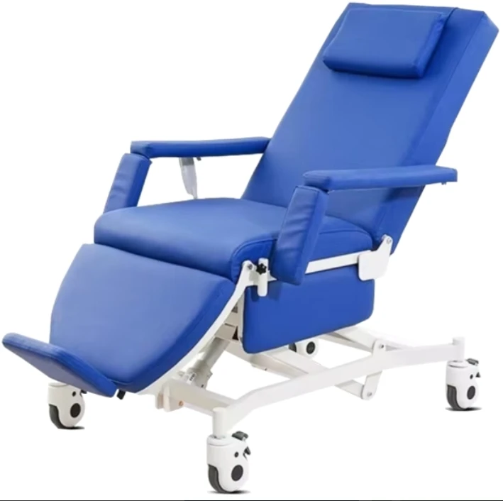 YFY-D23 Medical Electric Blood Donation Dialysis Clinical IV Infusion Transfusion Chair with optional table