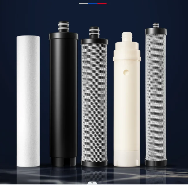 Water Purifier Filter Cartridge 5 Stage Stainless Steel Supporting 10inch Melt Blown PP Electric White Osmose 6 Level Stainless