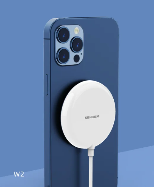 Заводское OEM Доступное магнитное Беспроводное зарядное устройство для iPhone 12 быстрое