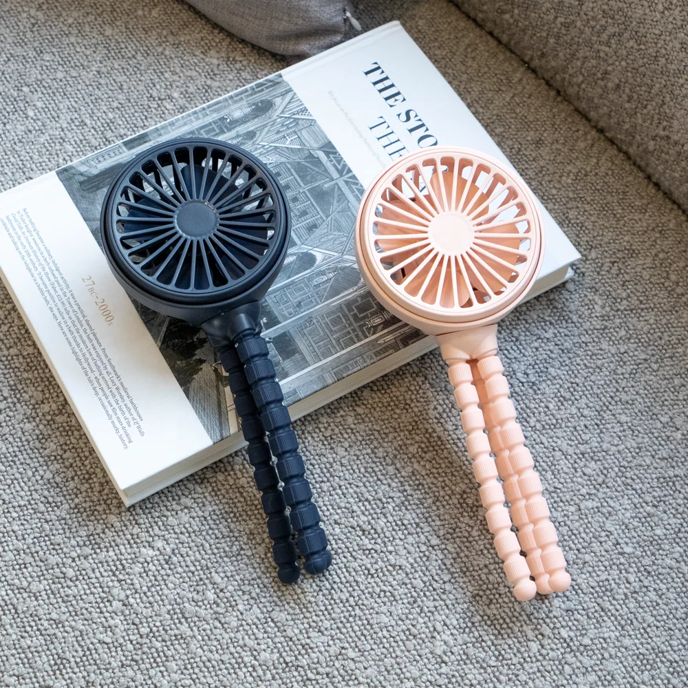 Amazon Hot Battery Operated Electric Fans Flexible Tripod Clip On Fan Rechargeable Portable Mini Usb Octopus Fan For Stroller