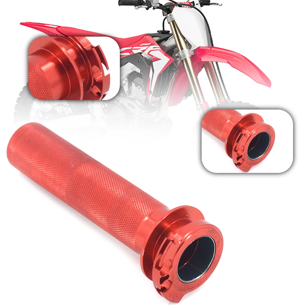 High Quality Easy To Install Motor Anodised Twister Throttle Tube For Honda CRF250R/X CRF450R/X 2004 CRF450RX 2017