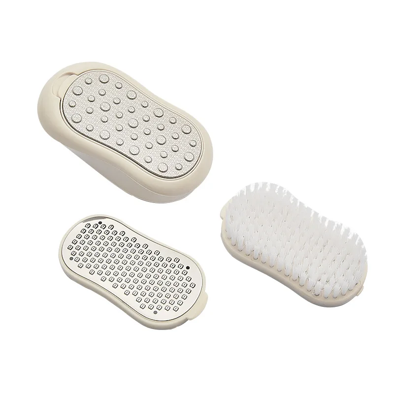 High Quality Tender Foot Care Tool Set Stainless Steel Glass Includes Foot Washboard Dead Skin Heel Calluses Removal Beauty Foot