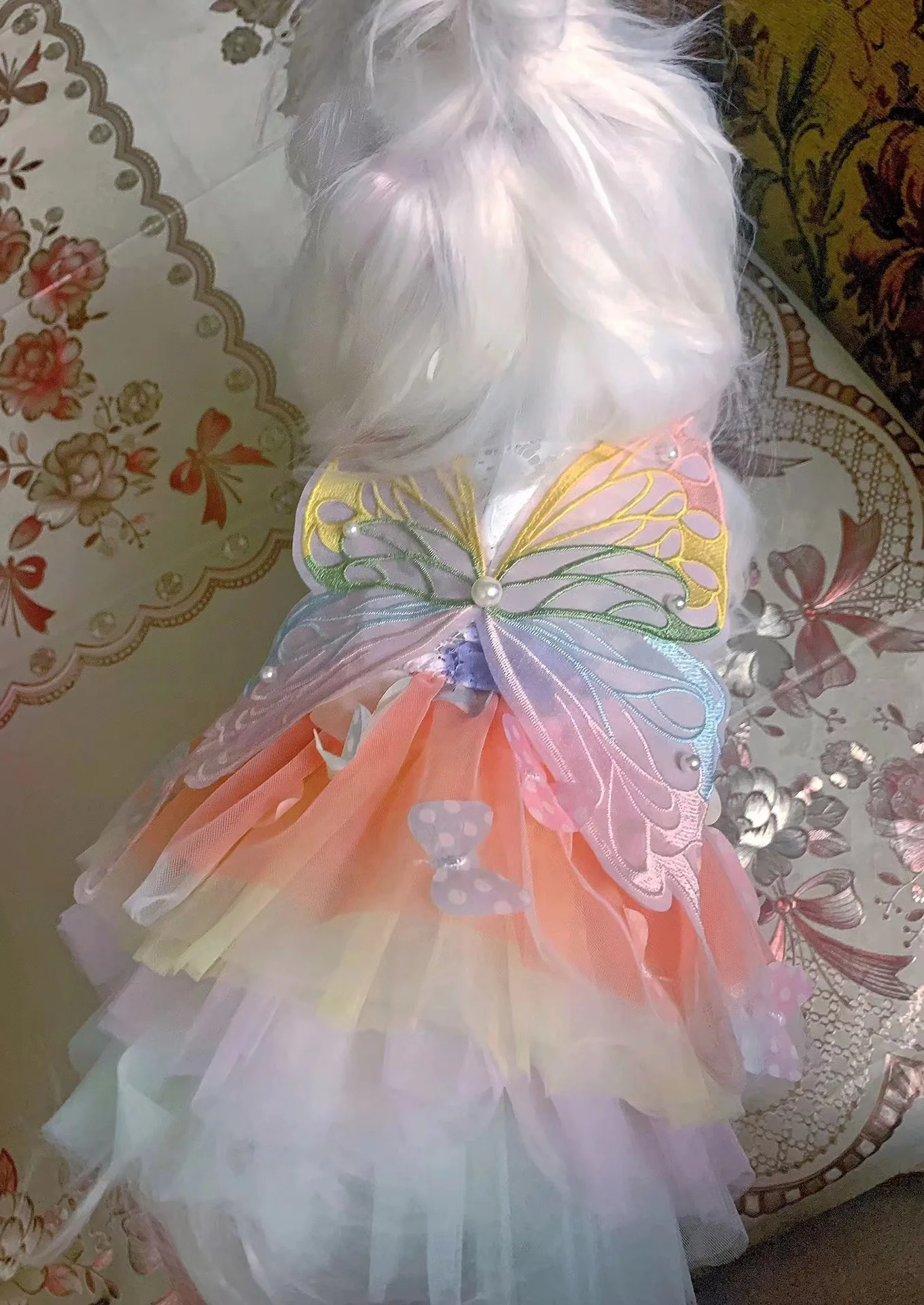 Wholesale Pet Dog Clothes 2024 New Fashion Butterfly Wings Small Cooling Thin Summer Pet Cat Dog Clothes Dress