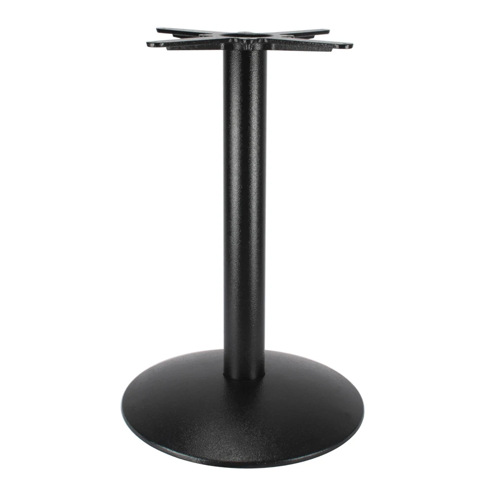 Black Metal Table Legs Cross Base Support Frame Coffee Shop Tulip Table Base