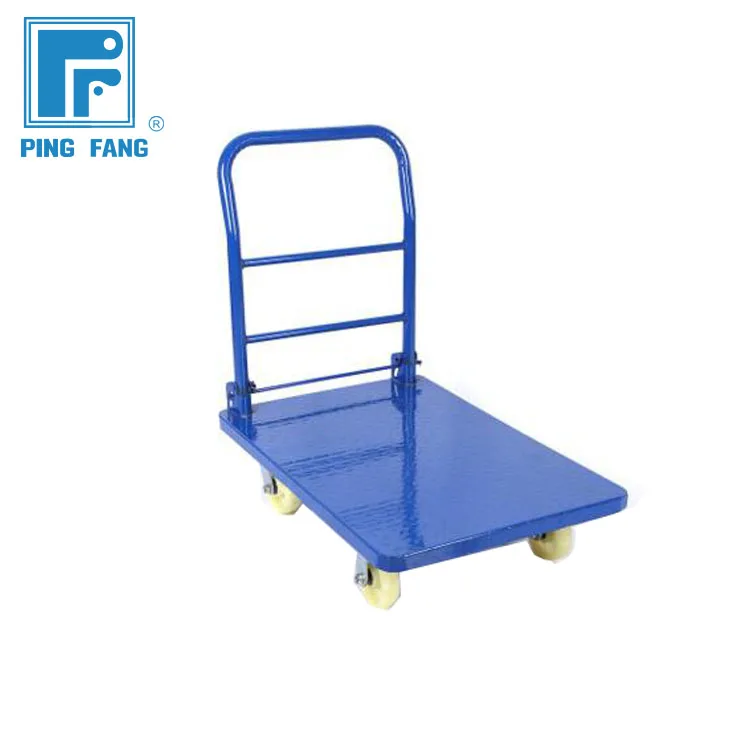 Hot sale  Portable Warehouse Platform Cart platform hand trucks foldable trolley platform hand truck