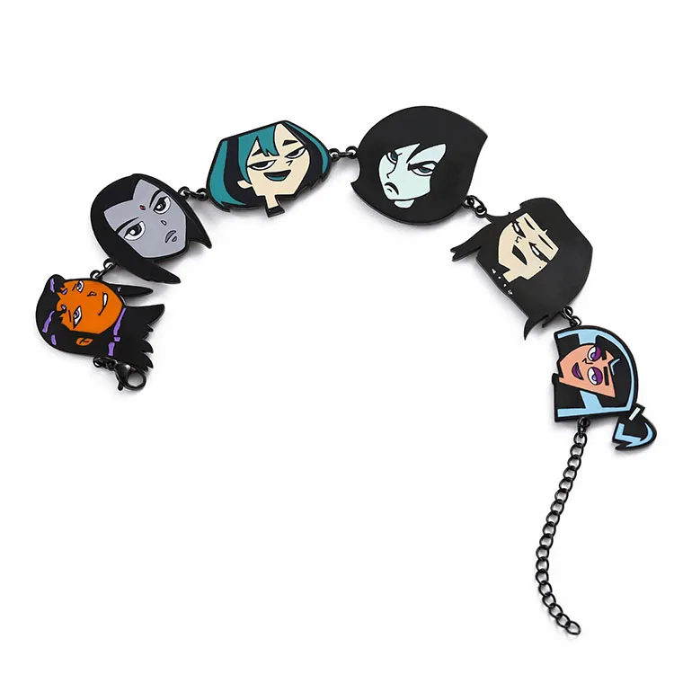 Factory Custom Bracelet Charm Fashion Cool Stainless Steel Women Men Bracelet 3D Cartoon Character Anime Bracelet for Gifts