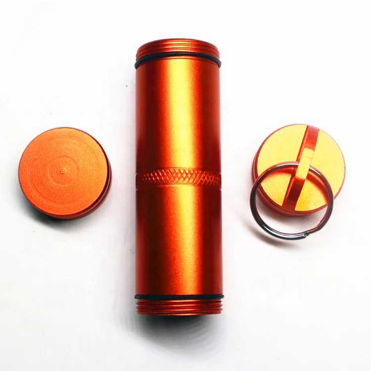 Multi-function aluminum alloy tank medicine box,survival case container for first aid