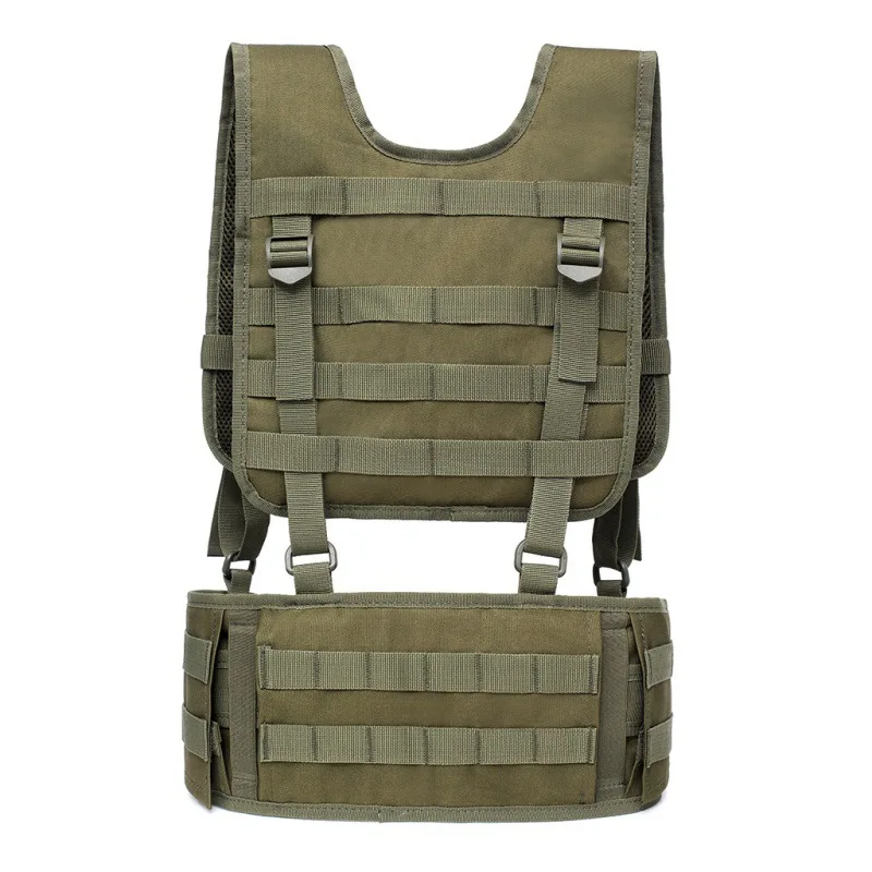 Wholesale Tactical Gear Molle Chest Rig Black Green Brown with Adjustable Straps Shoulder Pad