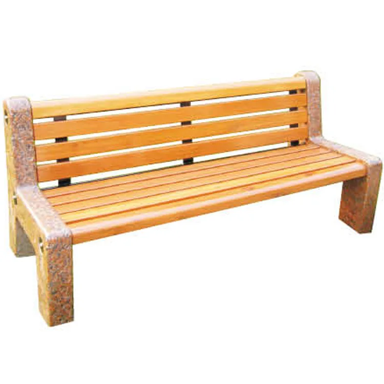 Hot sales oem wood plastic composite slats chair bench recycled outdoor furniture with factory sale