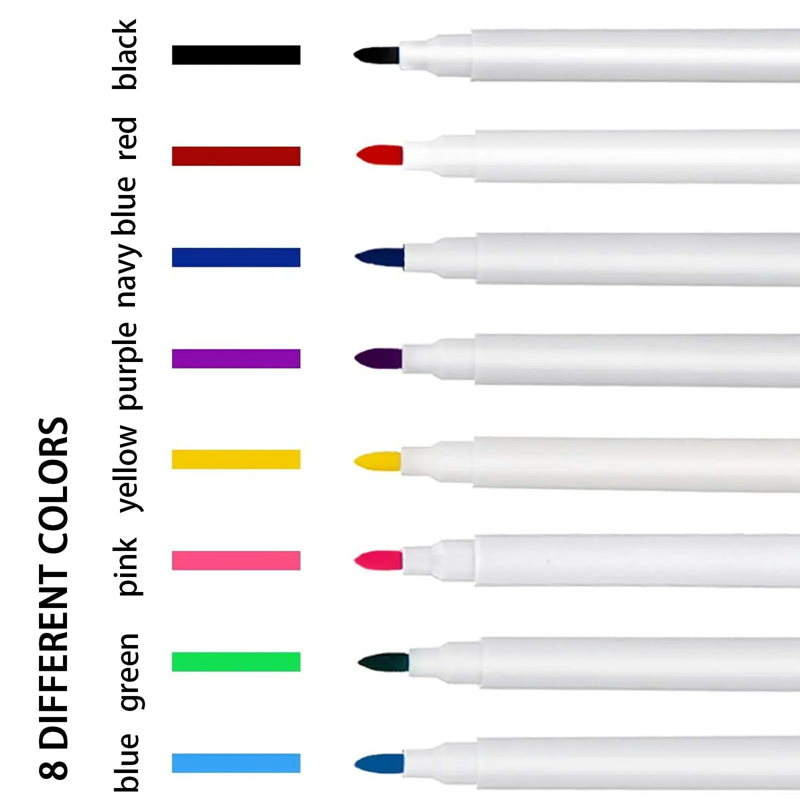 Mini Small Erasable Whiteboard Marker with Magnetic Eraser Cap