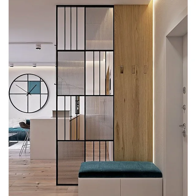 Custom stainless steel screen size luxury Chinese style central activity area partition screen