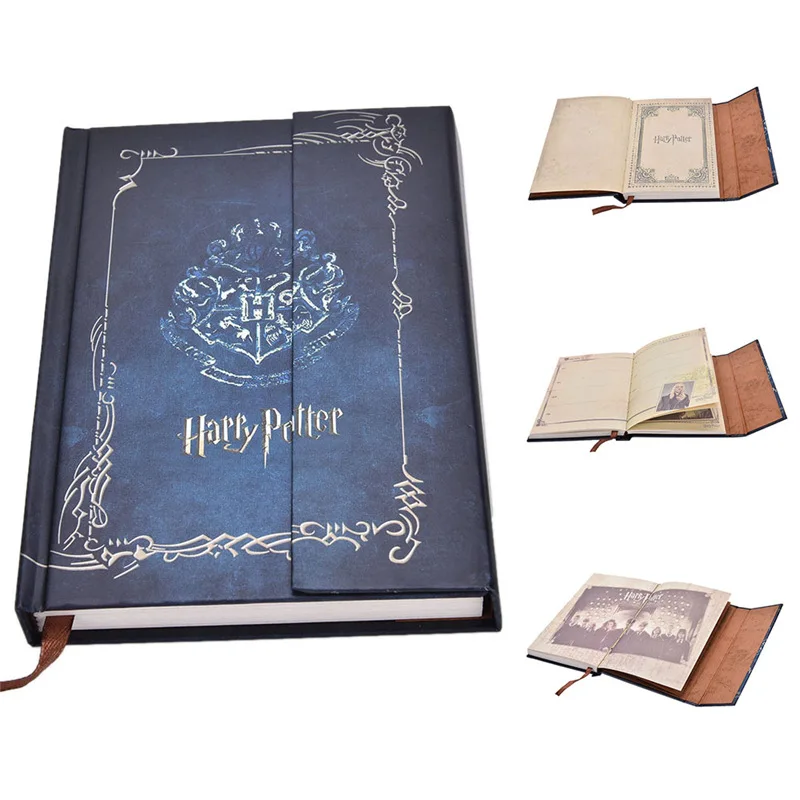 2022 Creative Retro Harry Potter Hardcover Schedule Notepad Company Promotion Stationery Gift Business Magnetic Buckle Planner
