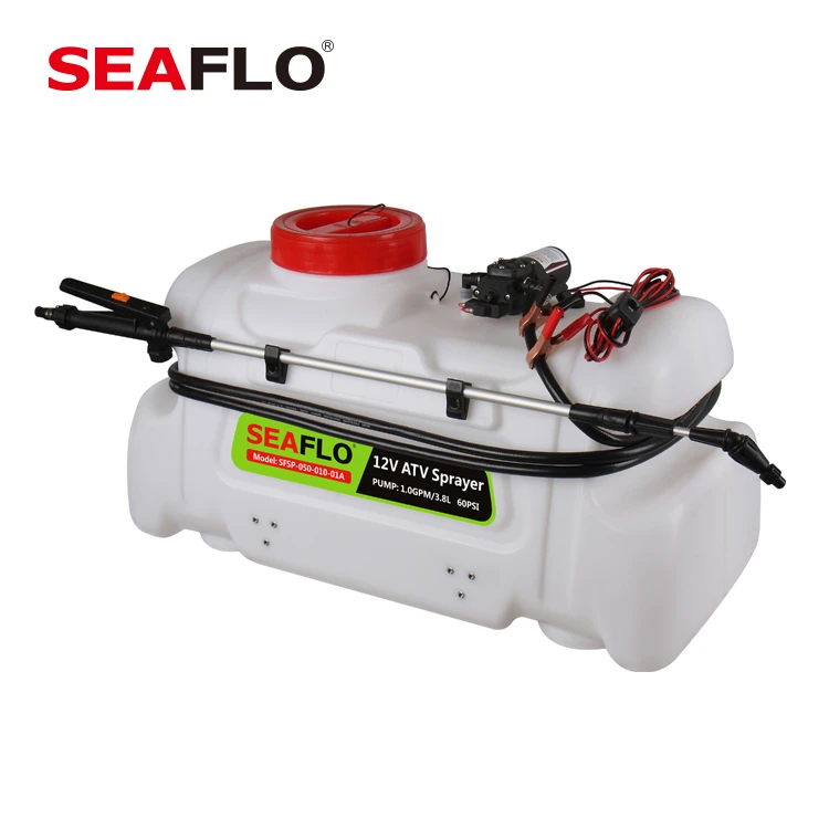  Сельскохозяйственный распылитель SEAFLO 50L 12V ATV для газона и