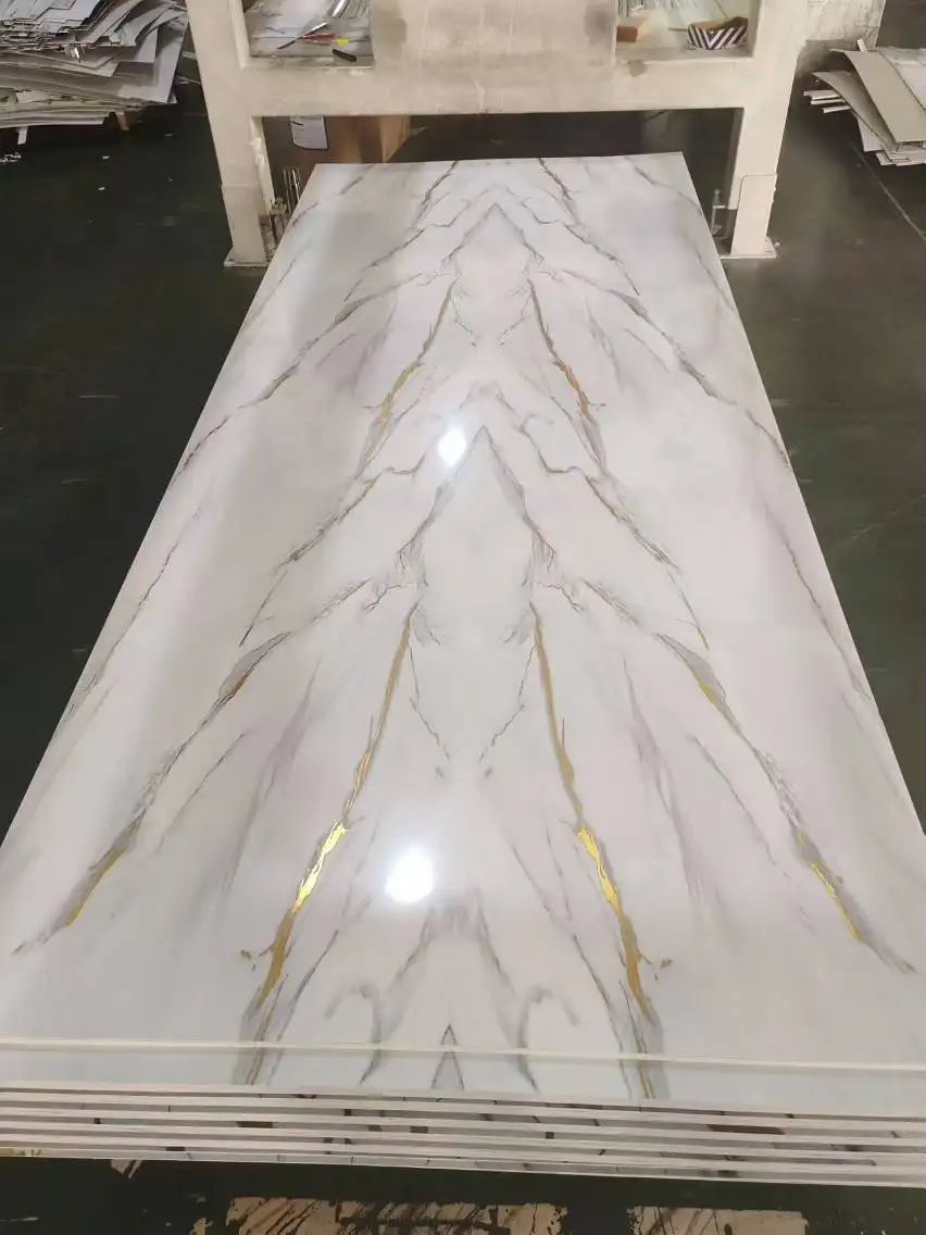 Cheap Price 4X8 Sintered Pvc Sheet Flexible Uv Marble Wall Panel