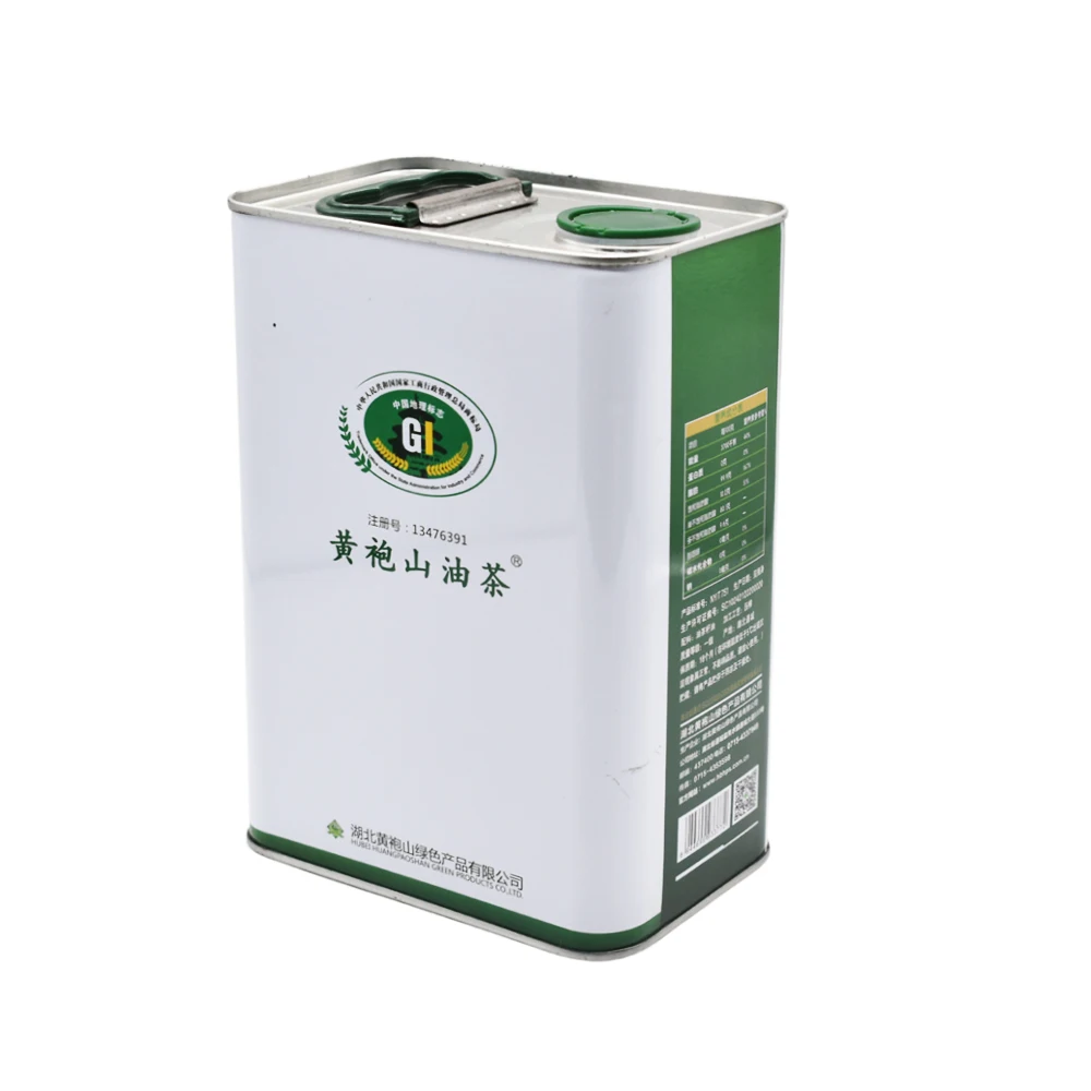 Food Grade Metal Coconut Olive Oil Tin Can Container With Screw Cap