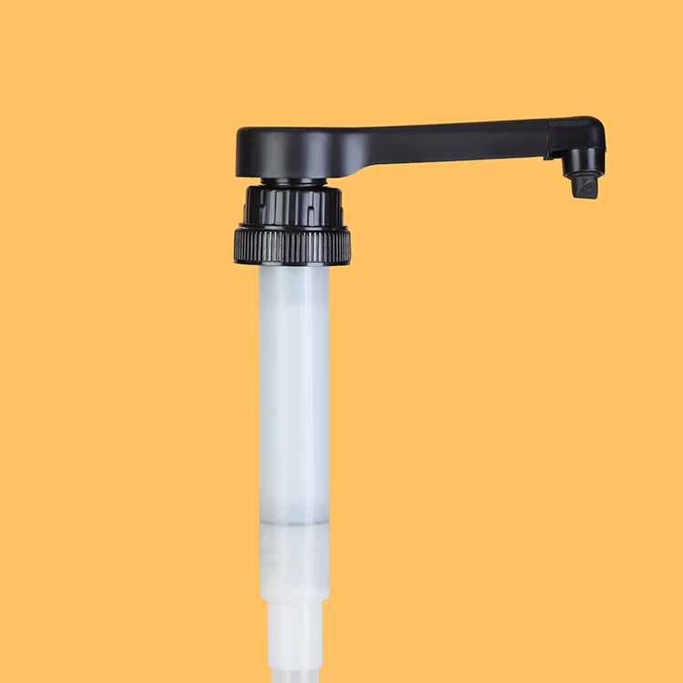 38/400 Long nozzle food grade syrup pump with inner  juice oyster sauce jam condiment bottle cap dispenser coffee syrup pump