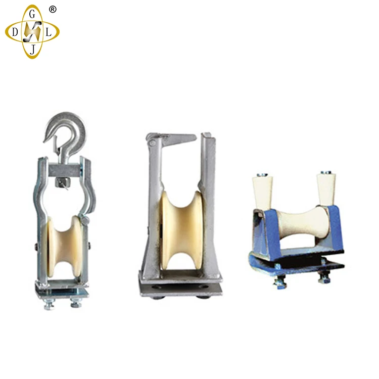 high quality pulley for cable strings, Double sheave pulley block