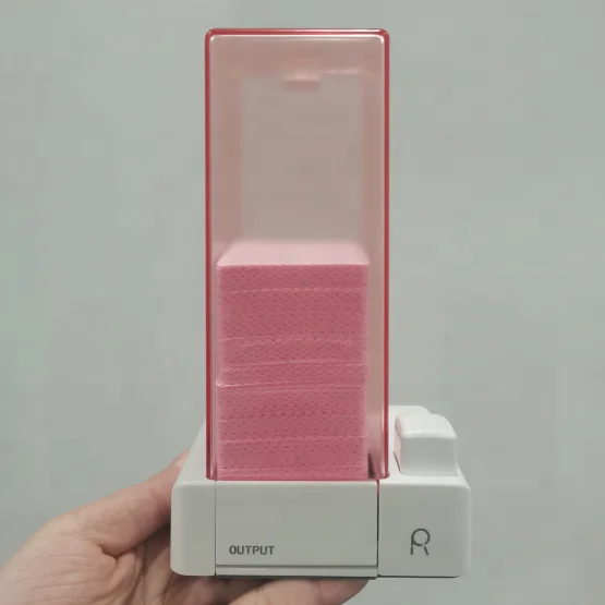 Automatic Empty  Lash Glue Nozzle Wipes Dispenser Adhesive Removing Pads Wipes Dispenser