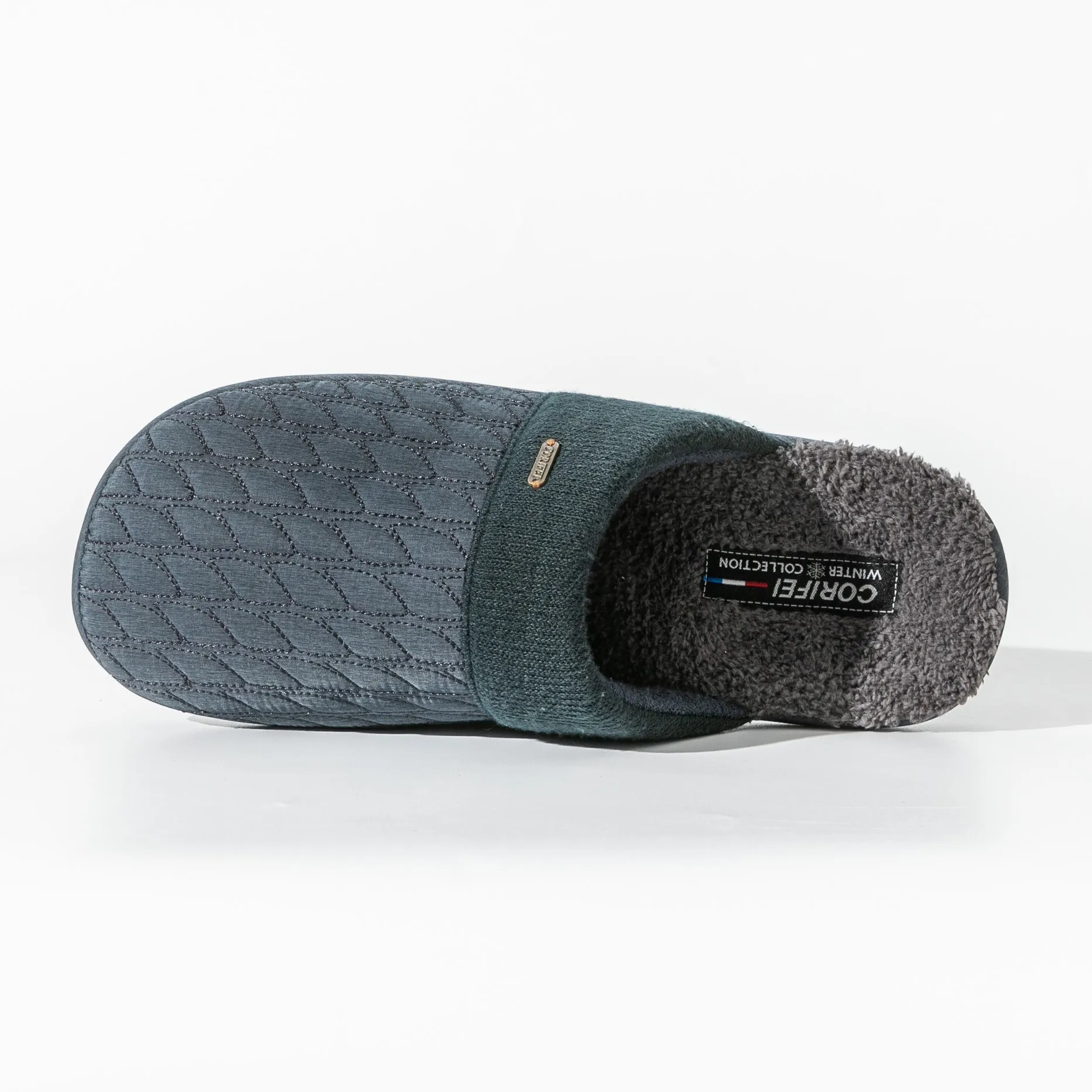 CORIFEI Winter slippers Outdoor and Indoor Velvet Home slippers for Men