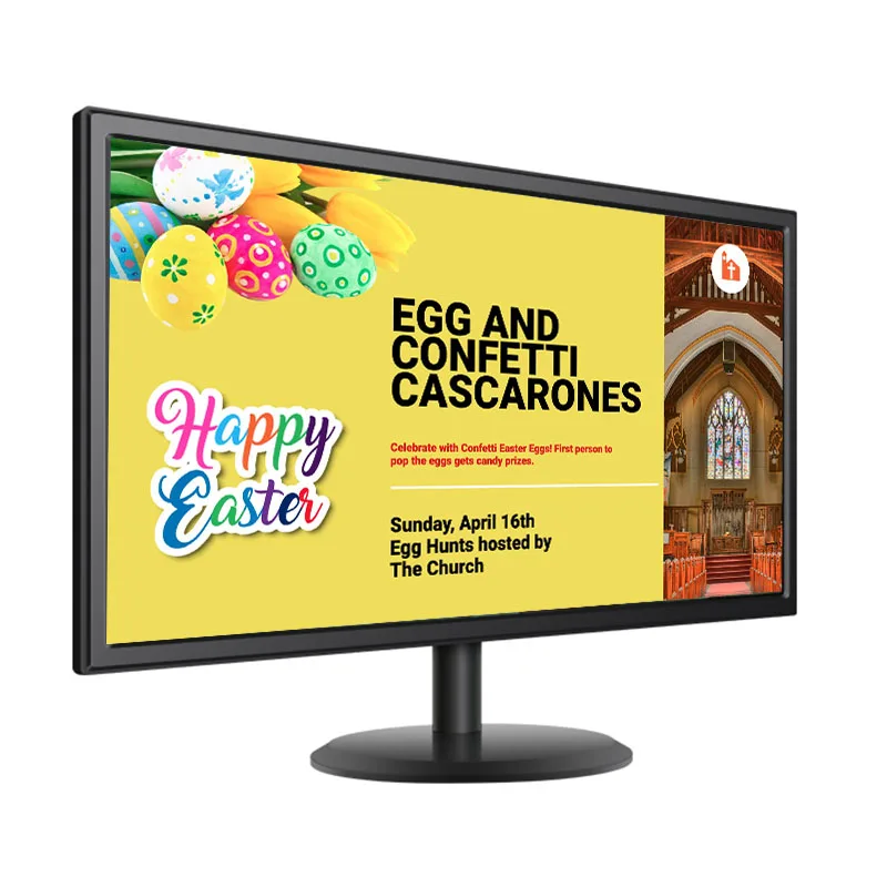 18.5 21.5 24 inch led monitor wall mounted vesa hole desktop computer lcd monitor Free sync