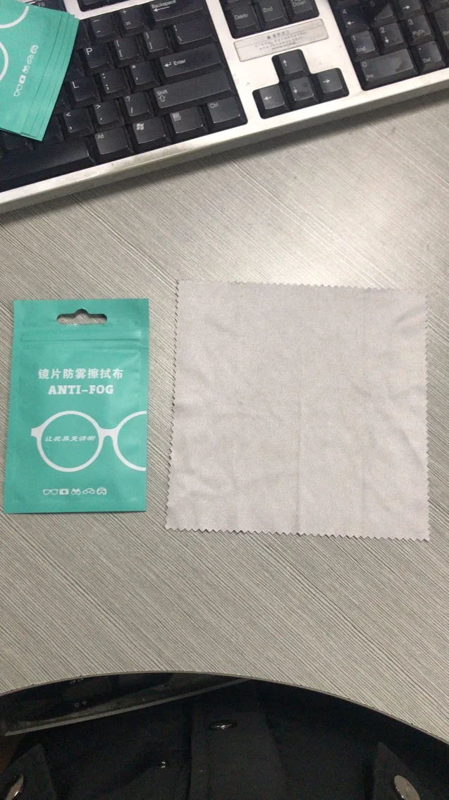 Best selling Custom Print Camera Glasses Glass Eyeglasses Microfiber Antifog Lens Cleaning Cloth