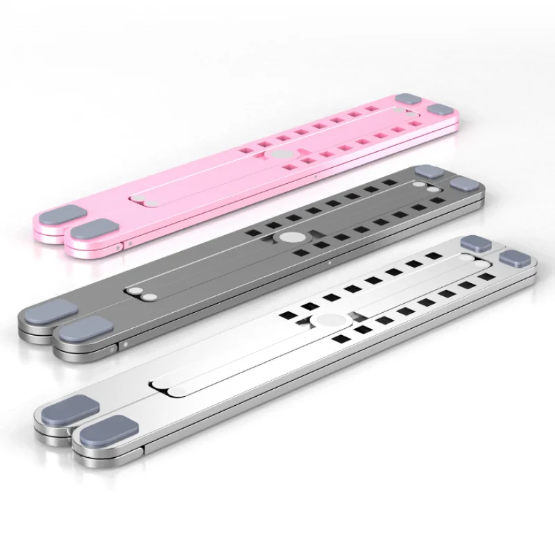 8-angle adjustable desktop portable tablet computer stand holder aluminum laptop table stand for office desk