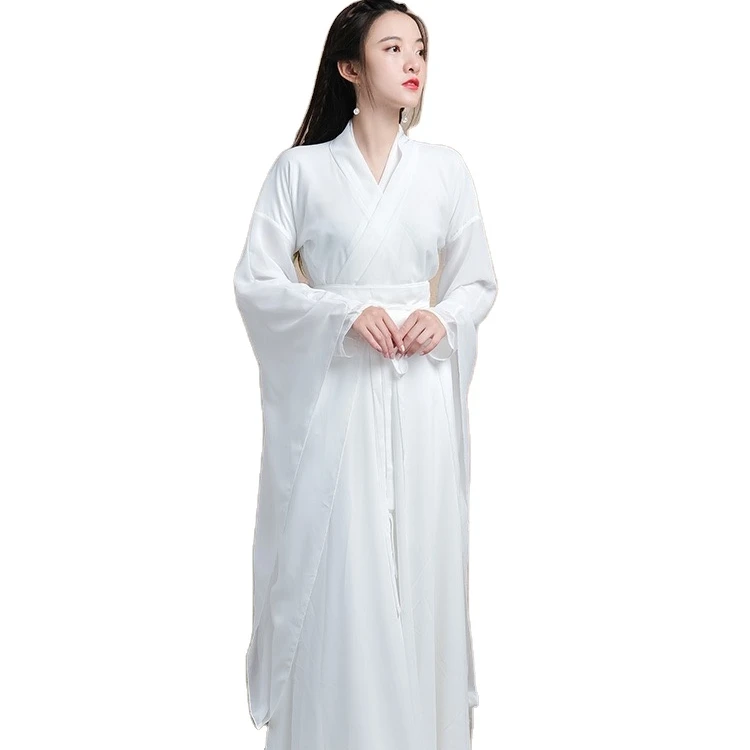 Chinese traditional costume hanfu Costume of ancient TV series Art photography Stage show Fairy clothing