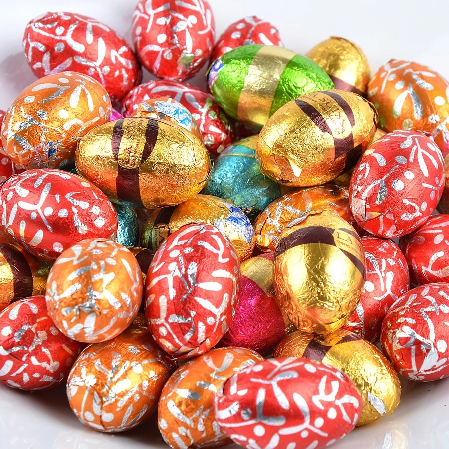 Promotional Easter Gifted Chocolate Egg Packed in Net Bags