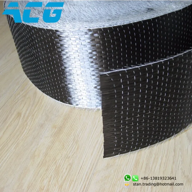 300g Unidirection UD Carbon fiber Fabric for building reinforcement 3400Mpa