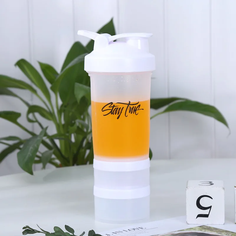 Питьевой порошок с логотипом на заказ прозрачный в любое время для фитнеса спорта пластиковый спортзала смеситель воды протеиновый шейкер бутылка