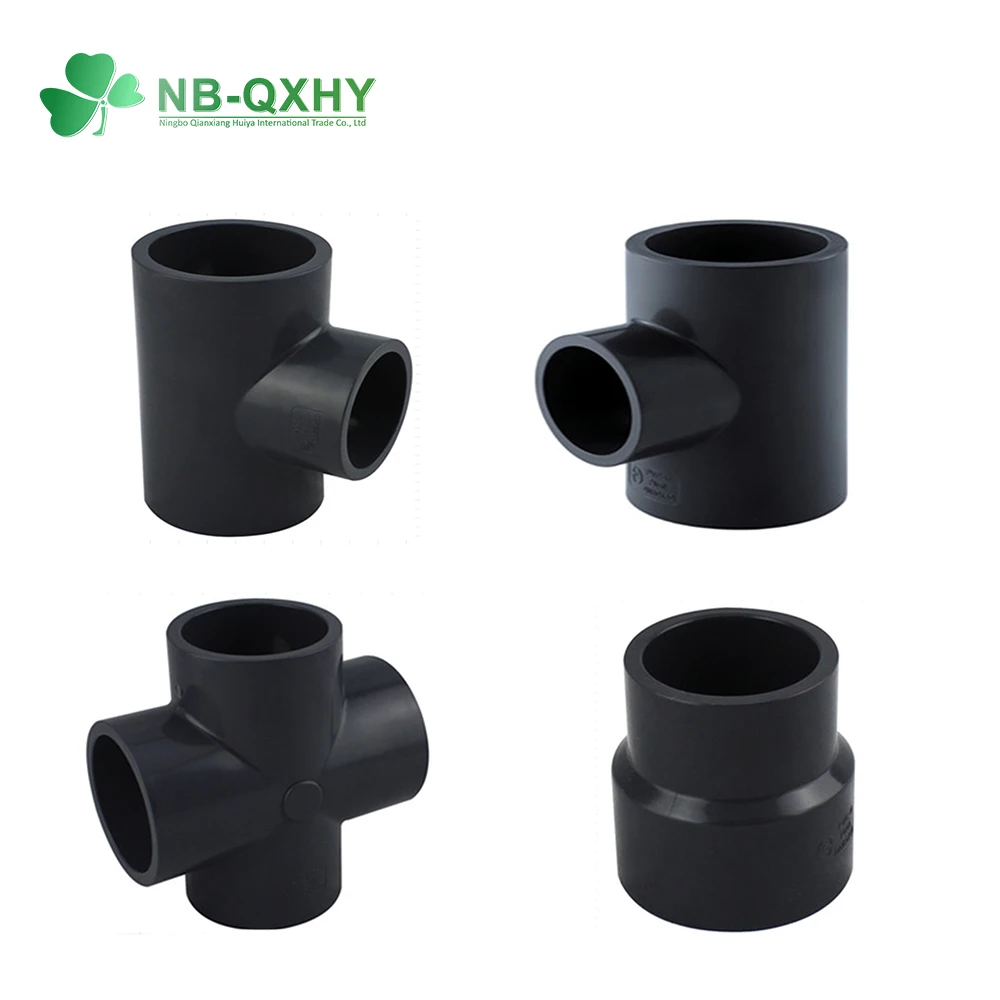 Factory Direct PVC Pipe Fittings High Pressure ASTM Standard Elbow Tee Cross Coupling Bushing Sch80 UPVC Fitting